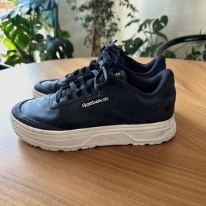 Reeblok Club C Double GEO Women's Shoes,  size 9.5, black
